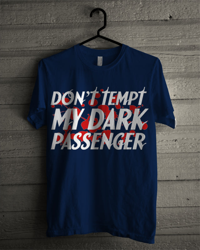 Dark Passenger Navy Blue Tee (Black & Red Available) Hoodie, Sweatshirt | CoreVibeTees.com