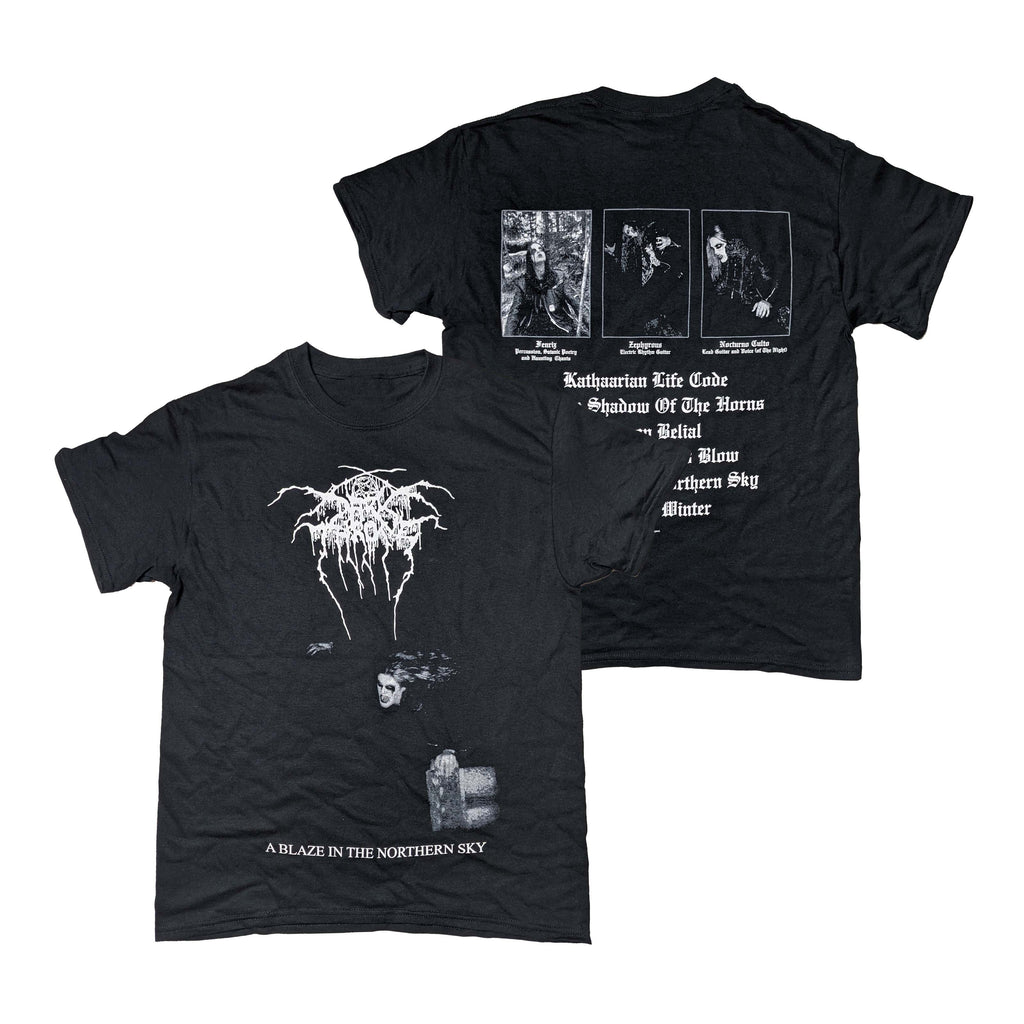 Darkthrone - A Blaze In The Northern Sky (Album Back) t-shirt Hoodie, Sweatshirt | CoreVibeTees.com (Image 1)