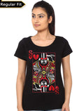 Darth Vader Card Girlâ€™s Black T-Shirt Hoodie, Sweatshirt | CoreVibeTees.com