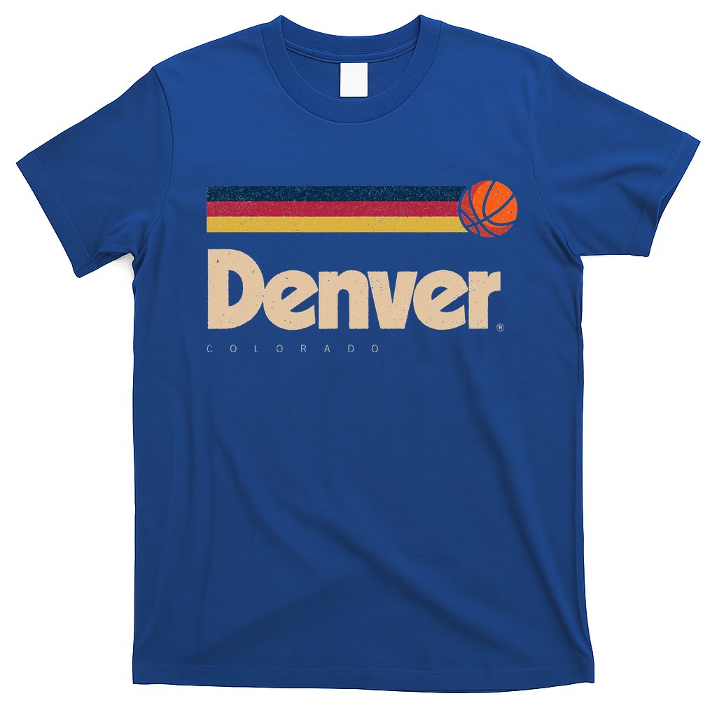 Denver Basketball BBall City Colorado Retro Denver T-Shirt Hoodie, Sweatshirt | CoreVibeTees.com