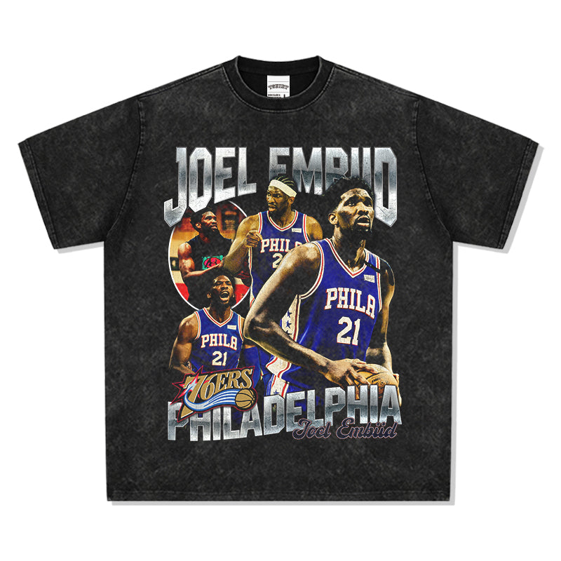 Joel Embiid Tee NBA 2024 Style001 Hoodie, Sweatshirt | CoreVibeTees.com (Image 3)