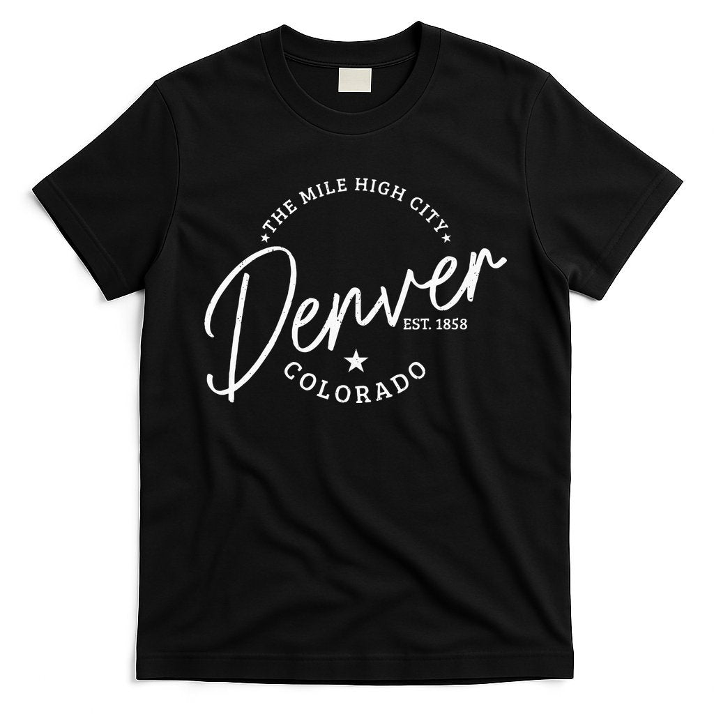 Denver Colorado Pride Mile High City Est. 1858 Denver T-Shirt Hoodie, Sweatshirt | CoreVibeTees.com