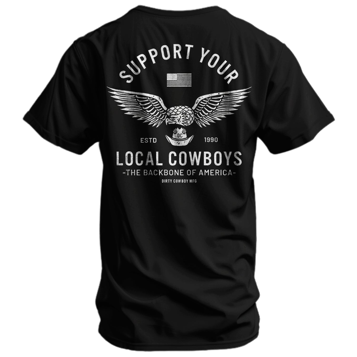 Support Your Local Cowboys Men's T-Shirt Hoodie, Sweatshirt | CoreVibeTees.com (Image 1)