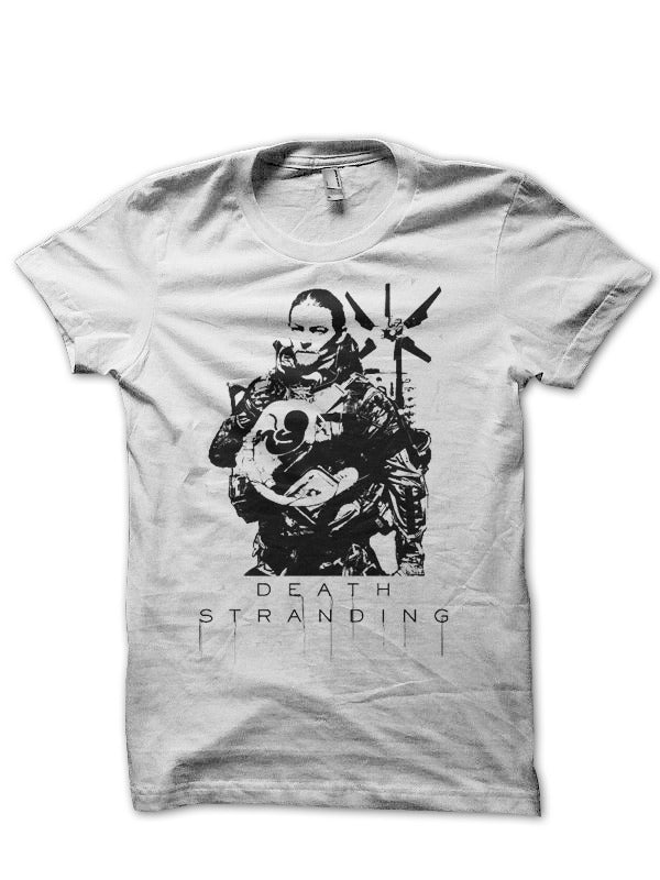 Death Stranding White Half Sleeve T-Shirt Hoodie, Sweatshirt | CoreVibeTees.com