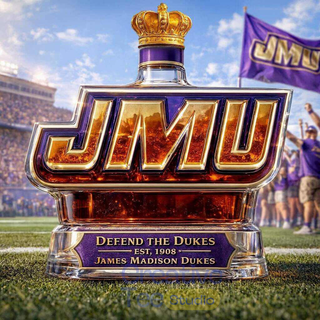 James Madison Dukes ‘Defend The Dukes’ Whiskey Bottle