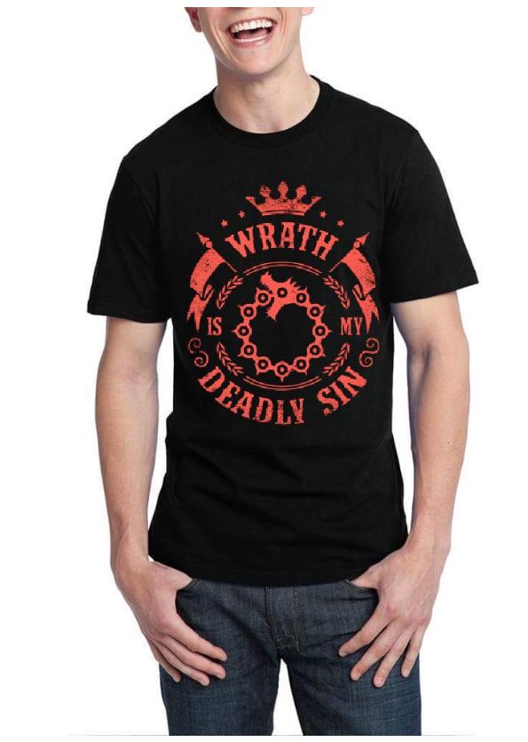 Seven deadly Sins Wrath t-Shirt Hoodie, Sweatshirt | CoreVibeTees.com