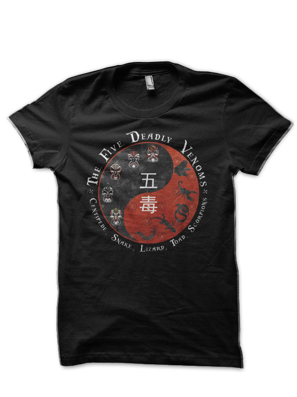 The Five Deadly Venoms T-Shirt Hoodie, Sweatshirt | CoreVibeTees.com