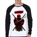 Deadpool Raglan T-Shirt Style001 Hoodie, Sweatshirt | CoreVibeTees.com