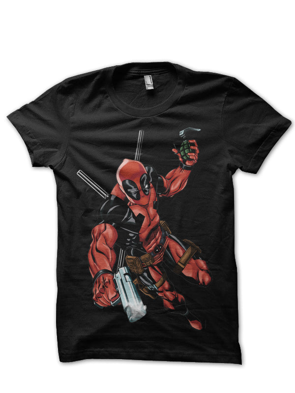 Deadpool Black Tee (White Available) Hoodie, Sweatshirt | CoreVibeTees.com
