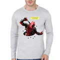 Deadpool Grey Full Sleeve Tee Hoodie, Sweatshirt | CoreVibeTees.com