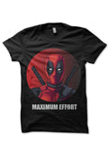 Deadpool Maximum Effort Black T-Shirt Hoodie, Sweatshirt | CoreVibeTees.com