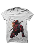 Deadpool Merc White Tee Hoodie, Sweatshirt | CoreVibeTees.com