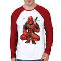 Deadpool Red Raglan T-Shirt Hoodie, Sweatshirt | CoreVibeTees.com