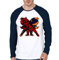 Deadpool Raglan Tee Style003 Hoodie, Sweatshirt | CoreVibeTees.com