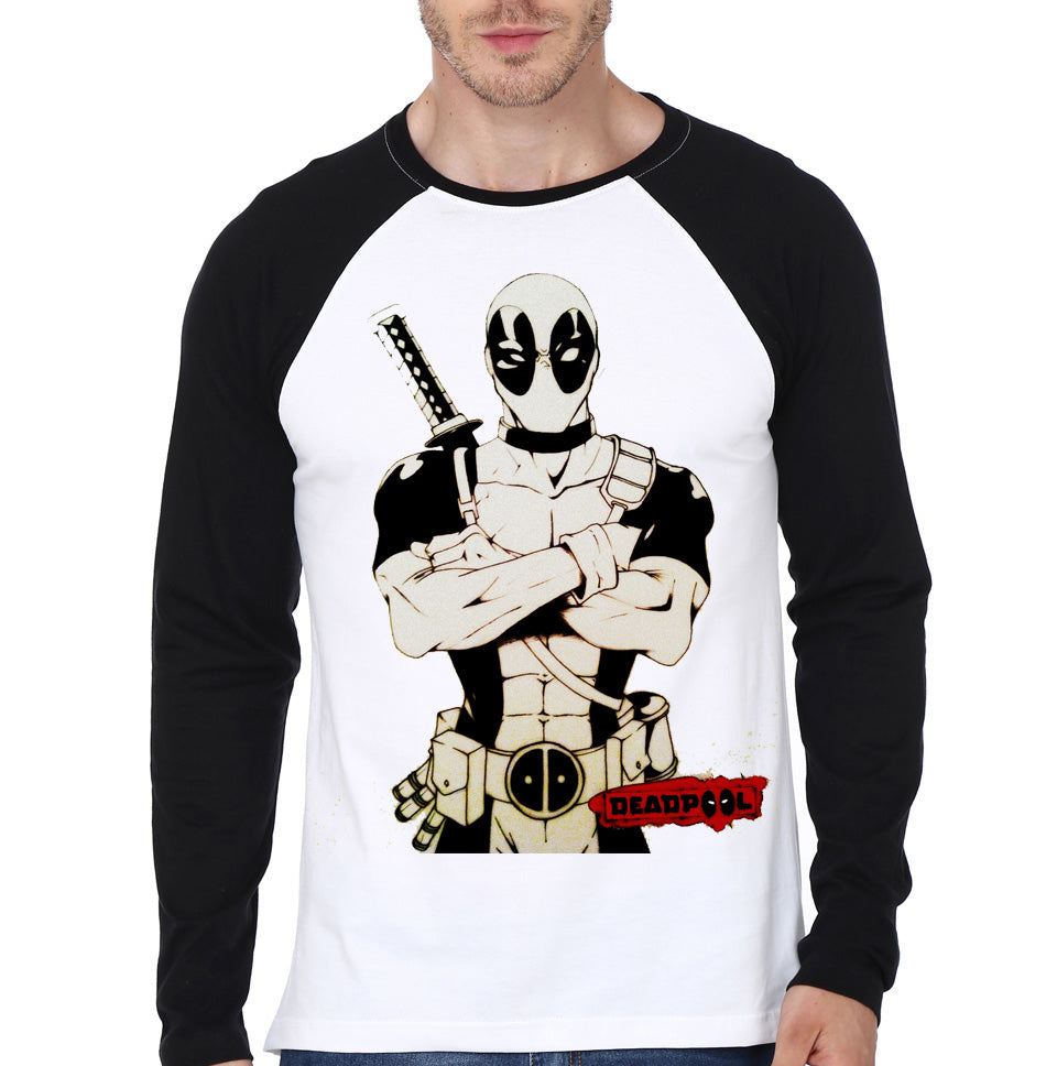 Deadpool Raglan Tee Style005 Hoodie, Sweatshirt | CoreVibeTees.com