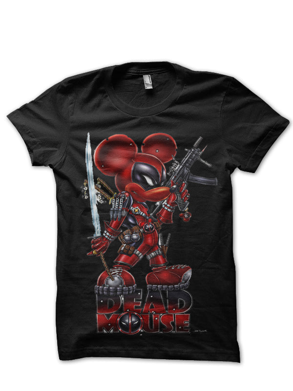 Deadpool Rat Black Tee (White & Grey Available) Hoodie, Sweatshirt | CoreVibeTees.com