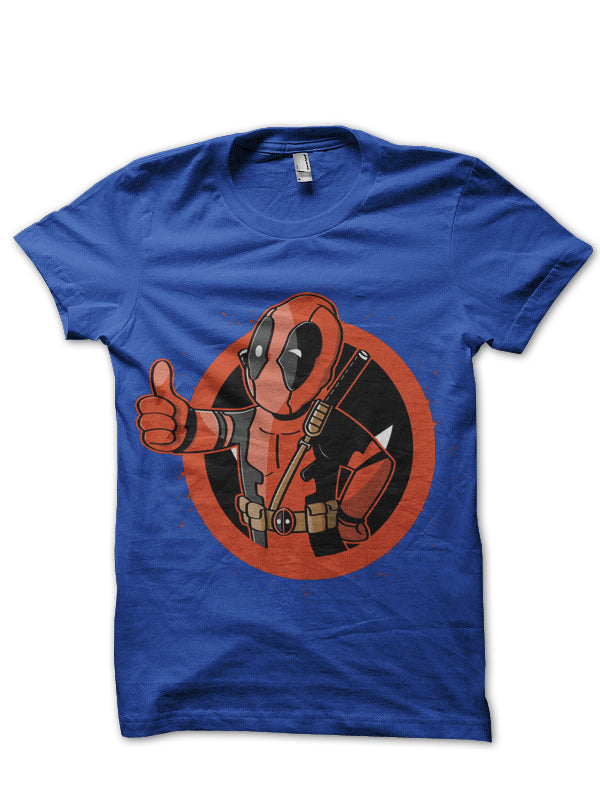 Deadpool Blue Tee Hoodie, Sweatshirt | CoreVibeTees.com