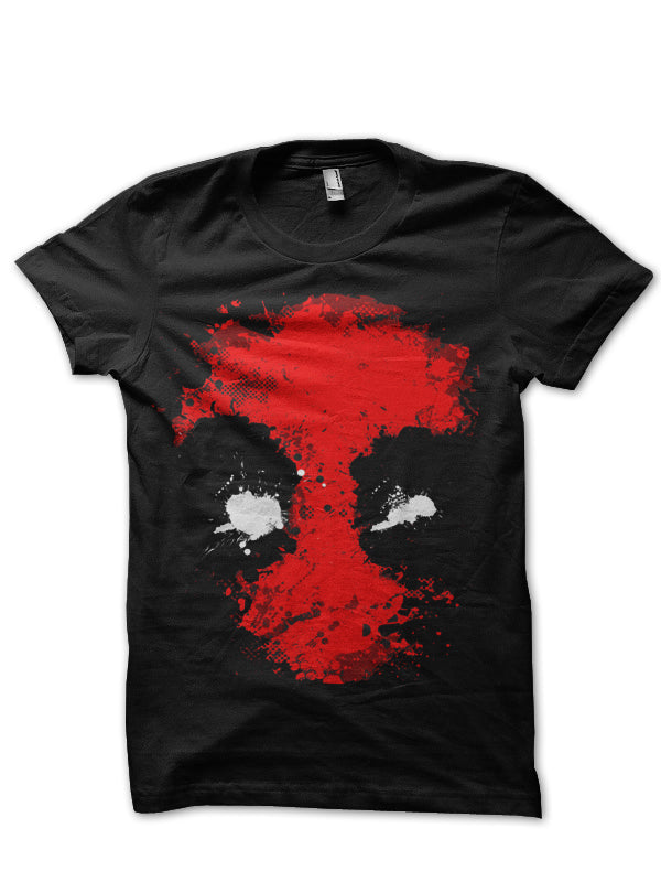 Deadpool Splatter Black T-Shirt Hoodie, Sweatshirt | CoreVibeTees.com