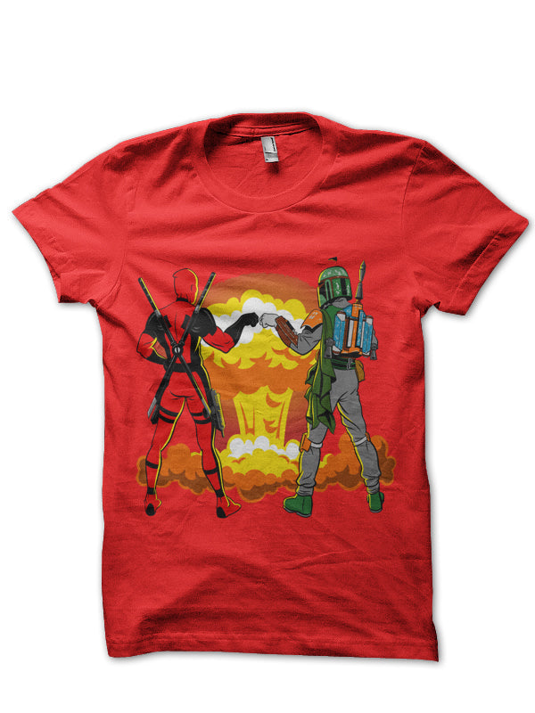 Deadpool & Vader Red Tee Hoodie, Sweatshirt | CoreVibeTees.com