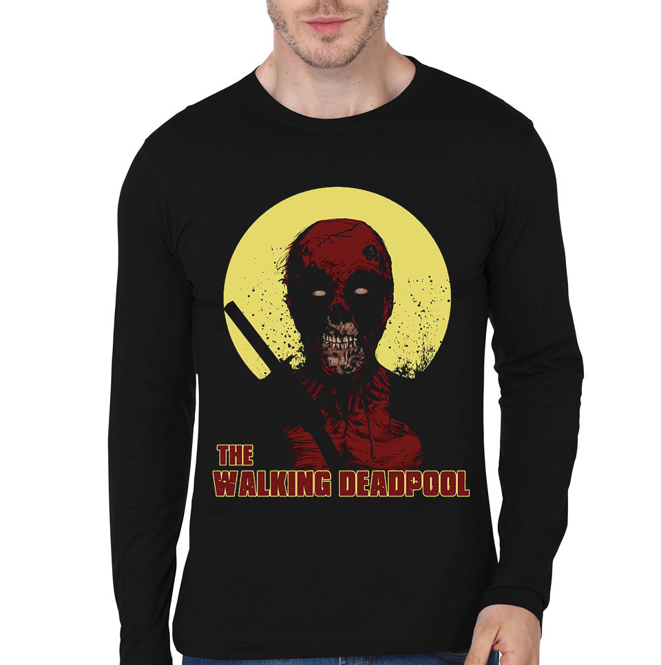 Deadpool Walker Black Full Sleeve Tee Hoodie, Sweatshirt | CoreVibeTees.com