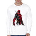 Deadpool White Full Sleeve Tee Style002 Hoodie, Sweatshirt | CoreVibeTees.com