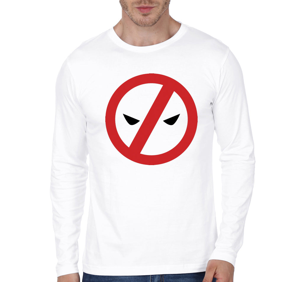 Deadpool White Full Sleeve Tee Hoodie, Sweatshirt | CoreVibeTees.com