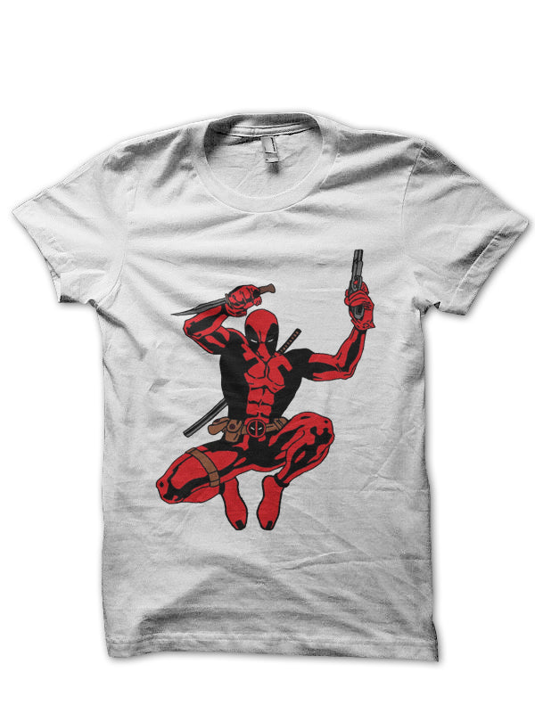 Deadpool White Tee Style008 Hoodie, Sweatshirt | CoreVibeTees.com