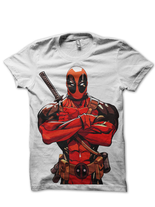 Deadpool White T-Shirt Style003 Hoodie, Sweatshirt | CoreVibeTees.com