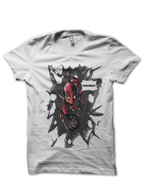 Deadpool White Tee Style004 Hoodie, Sweatshirt | CoreVibeTees.com