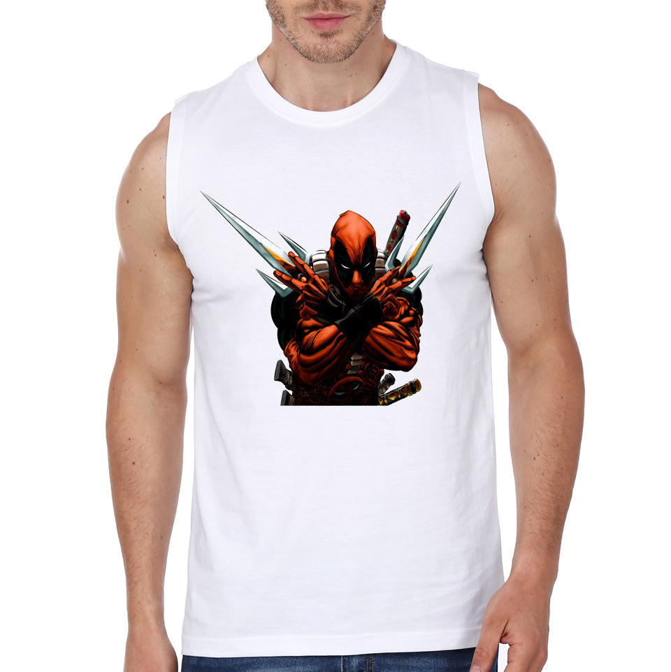 Deadpool White Vest Style001 T-Shirts, Hoodie, Sweatshirt | CoreVibeTees.com