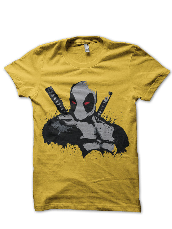 Deadpool Yellow Tee Hoodie, Sweatshirt | CoreVibeTees.com