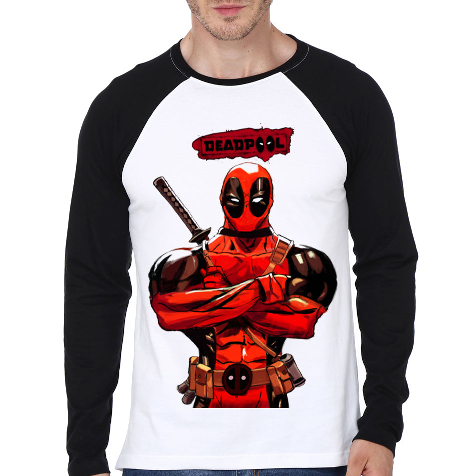 Deadpool Raglan Tee Style004 Hoodie, Sweatshirt | CoreVibeTees.com