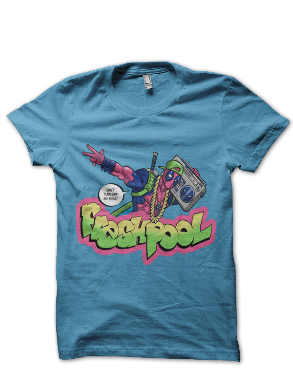 Deadpool Light Blue Tee Hoodie, Sweatshirt | CoreVibeTees.com