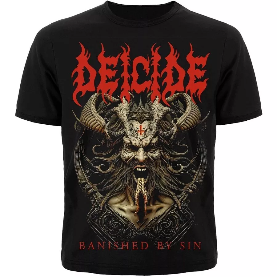 Deicide Banished by Sin T-Shirt Hoodie, Sweatshirt | CoreVibeTees.com (Image 1)