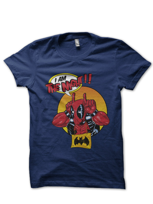 Deadpool Navy Blue Tee Hoodie, Sweatshirt | CoreVibeTees.com