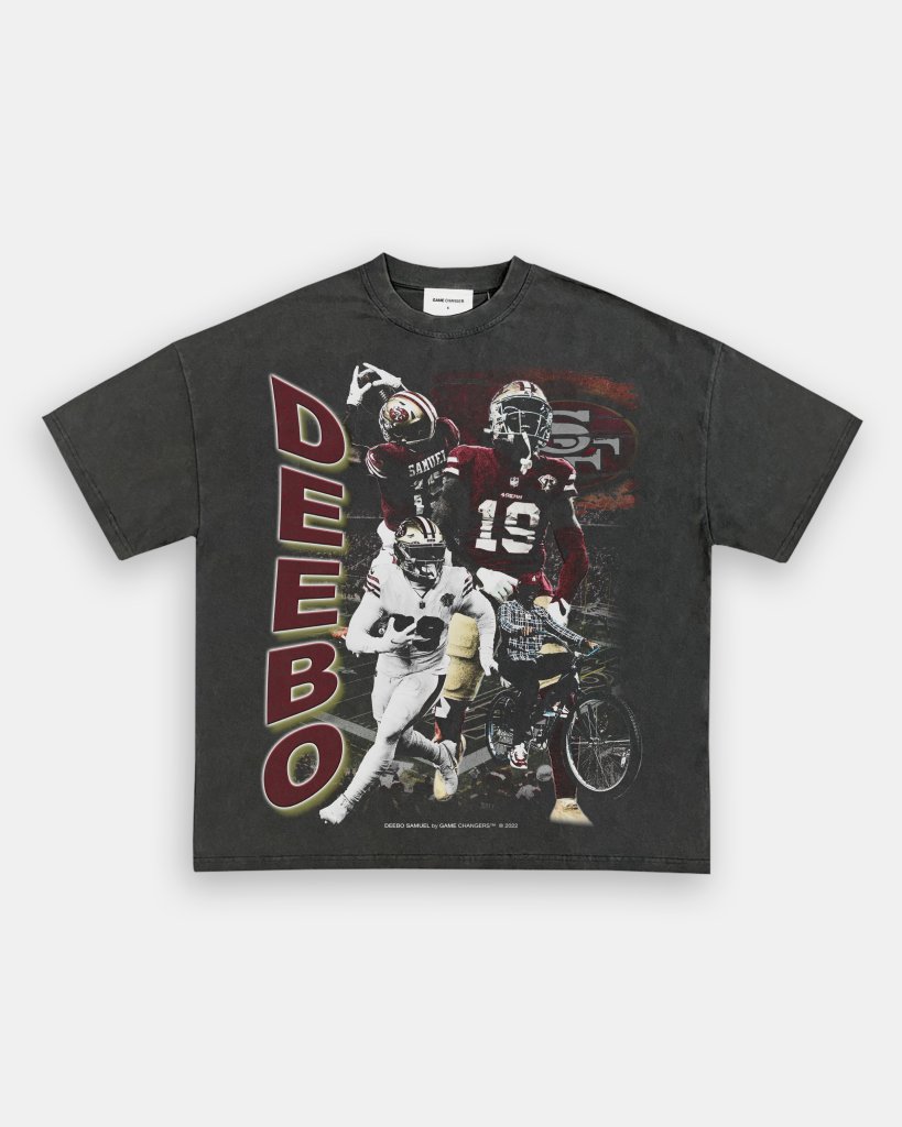 DEEBO SAMUEL TEE Hoodie, Sweatshirt | CoreVibeTees.com (Image 1)