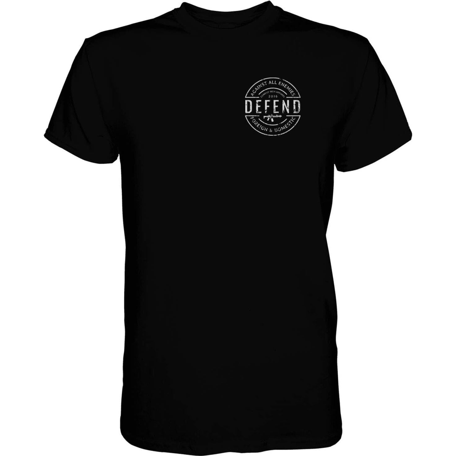 DEFEND AGAINST ALL ENEMIES MEN'S T-SHIRT Hoodie, Sweatshirt | CoreVibeTees.com (Image 4)