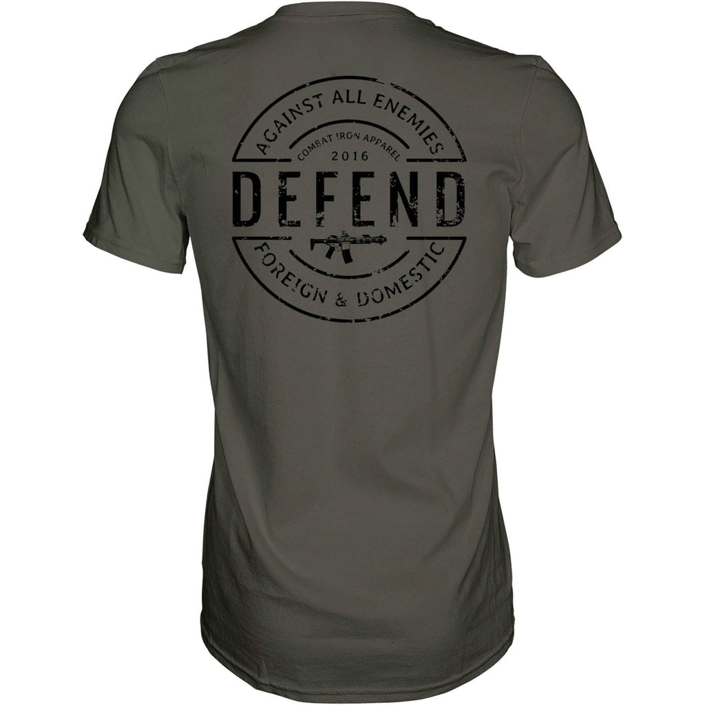 DEFEND AGAINST ALL ENEMIES MEN'S T-SHIRT Hoodie, Sweatshirt | CoreVibeTees.com (Image 5)