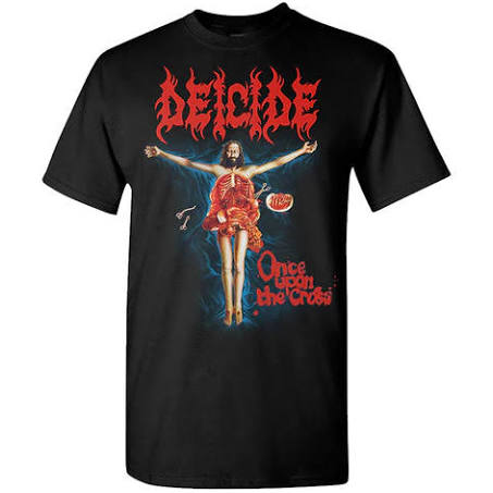 Deicide Once upon the Cross T-Shirt Hoodie, Sweatshirt | CoreVibeTees.com (Image 1)