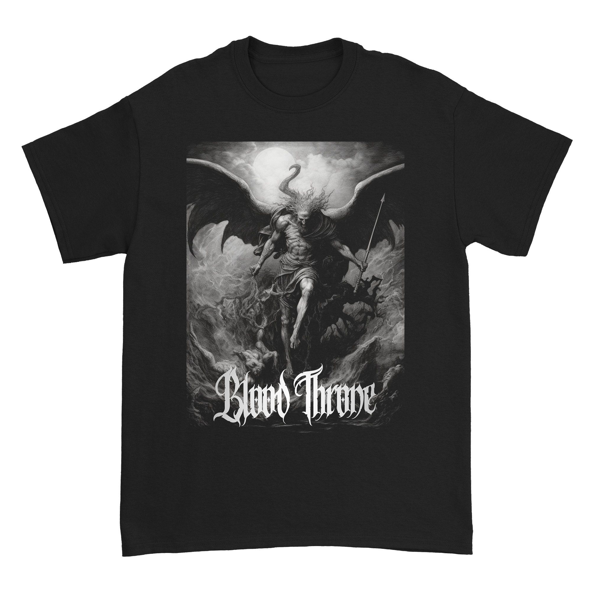 Blood Throne - Demon Angel T-Shirt Hoodie, Sweatshirt | CoreVibeTees.com