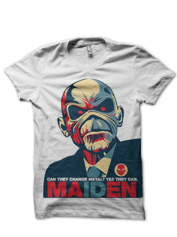 Iron Maiden Eddie White T-Shirt Hoodie, Sweatshirt | CoreVibeTees.com
