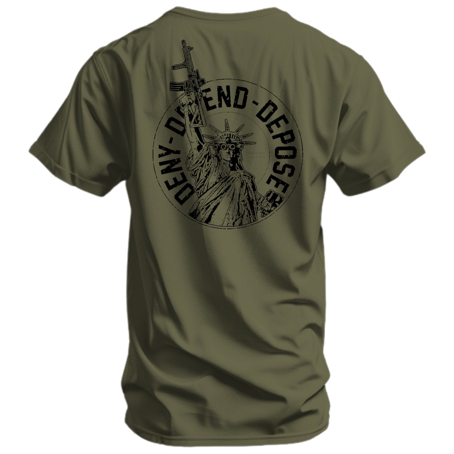 Deny. Defend. Depose Men's T-Shirt Hoodie, Sweatshirt | CoreVibeTees.com (Image 3)