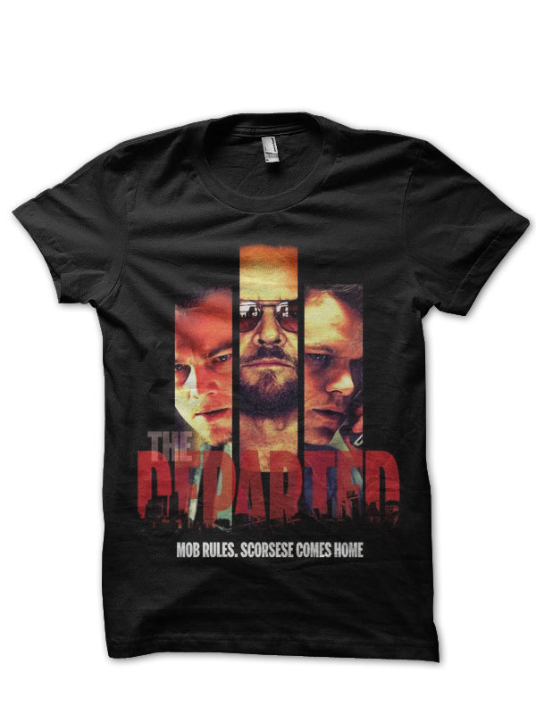The Departed Half Sleeve Black T-Shirt Style003 Hoodie, Sweatshirt | CoreVibeTees.com