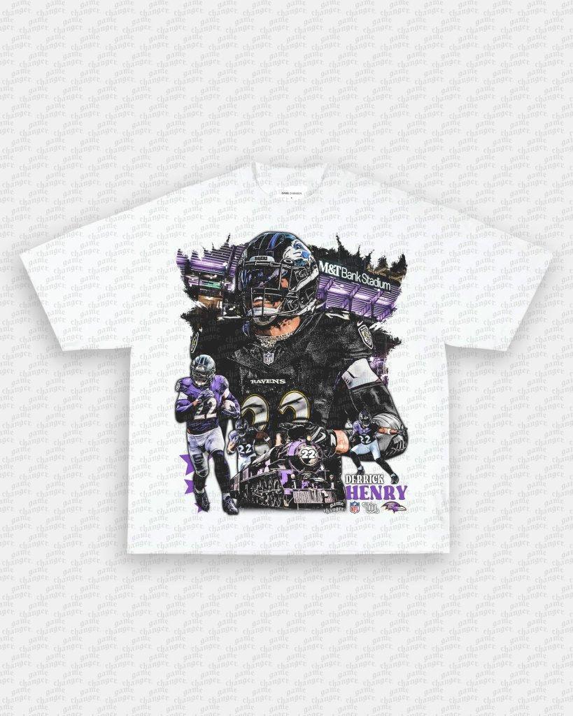 DERRICK HENRY - RAVENS TEE Hoodie, Sweatshirt | CoreVibeTees.com (Image 3)