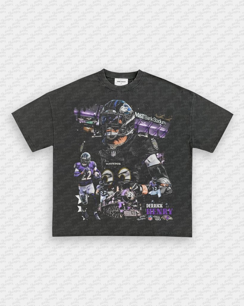 DERRICK HENRY - RAVENS TEE Hoodie, Sweatshirt | CoreVibeTees.com (Image 4)