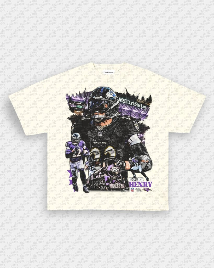 DERRICK HENRY - RAVENS TEE Hoodie, Sweatshirt | CoreVibeTees.com (Image 2)