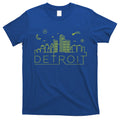 Detroit City Silhouette T-Shirt Hoodie, Sweatshirt | CoreVibeTees.com