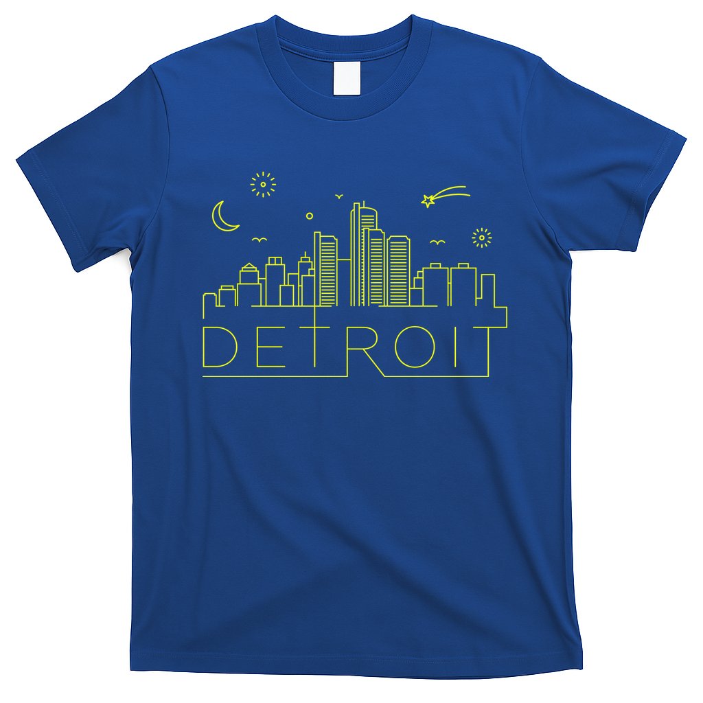 Detroit City Silhouette T-Shirt Hoodie, Sweatshirt | CoreVibeTees.com