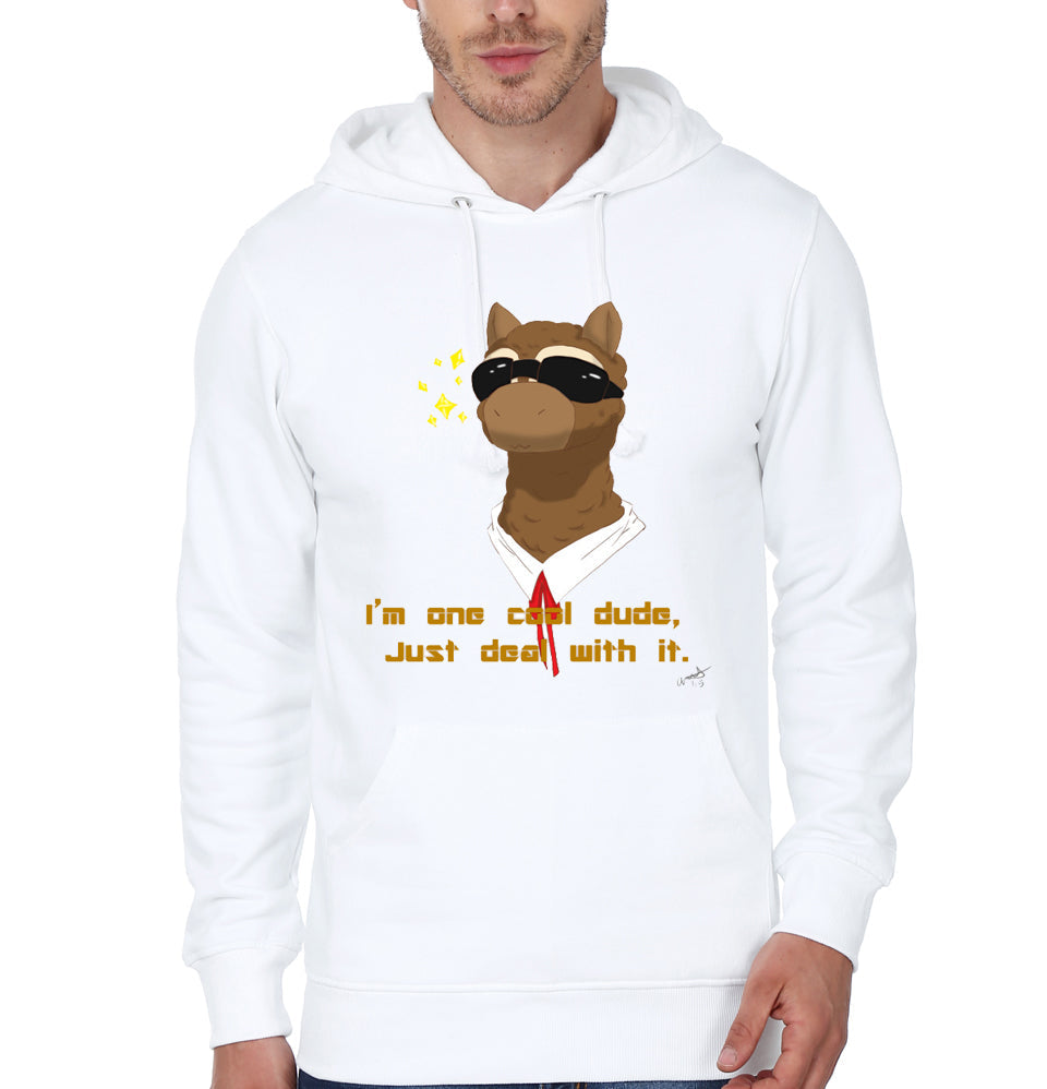 Iâ€™M One Cool Dude White Hoodie T-Shirts, Sweatshirt | CoreVibeTees.com