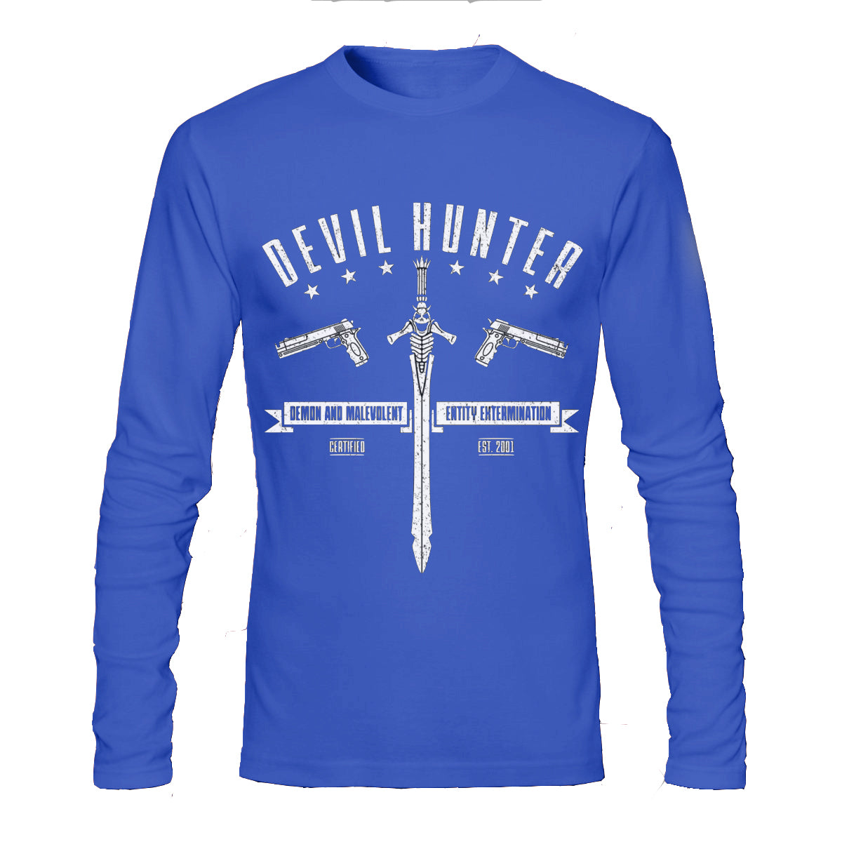 Devil Hunter Full Sleeve Tee Hoodie, Sweatshirt | CoreVibeTees.com